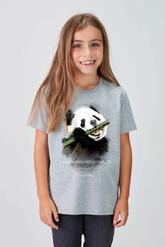#NM PANDA - Recycled T-shirt in Grey 
