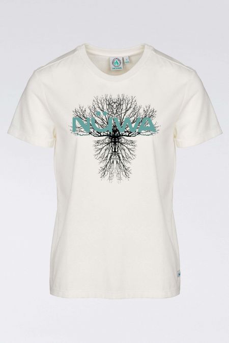 TREE - Recycled Graphic T-shirt in Off White