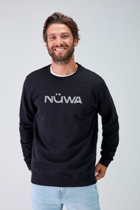 IMPACT - Recycled Regular Sweatshirt in Black