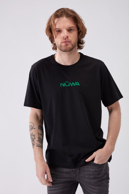 IMPACT - Recycled Regular T-shirt in Black