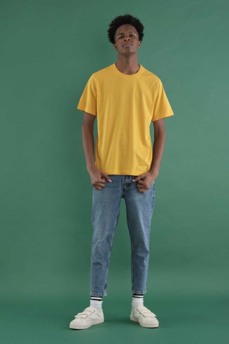 BASIC - Recycled Basic T-shirt Yellow