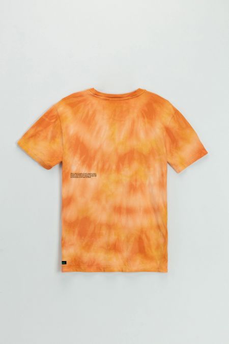 Add Color To Your Life - Organic Cotton Flame Tie Dye T-shirt 