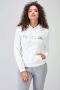 Reflector Logo Natural Sustainable Hoodie Women