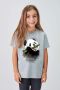 #NM Panda Grey Sustainable Tee Kids