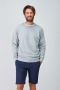 Sweatshirt Básica Reciclada para Homem em Cinzento