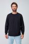 Sweatshirt Básica Reciclada para Homem em Preto 