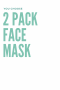 Máscaras Reutilizáveis - Pack de 2